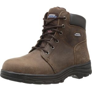 Skechers Brown Leather Work Boots